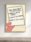 To Do Art Print