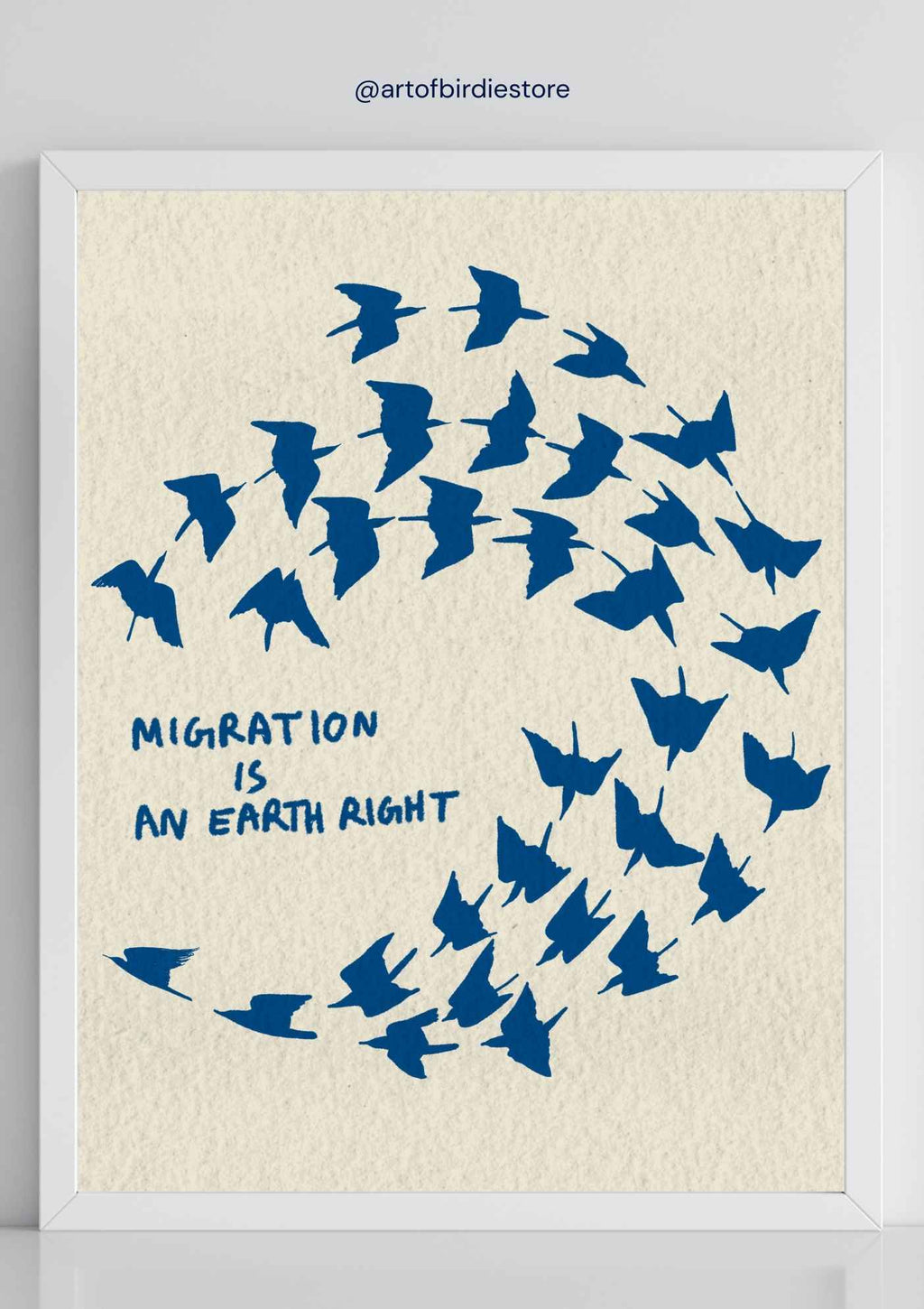 Migration is an Earth Right Art Print